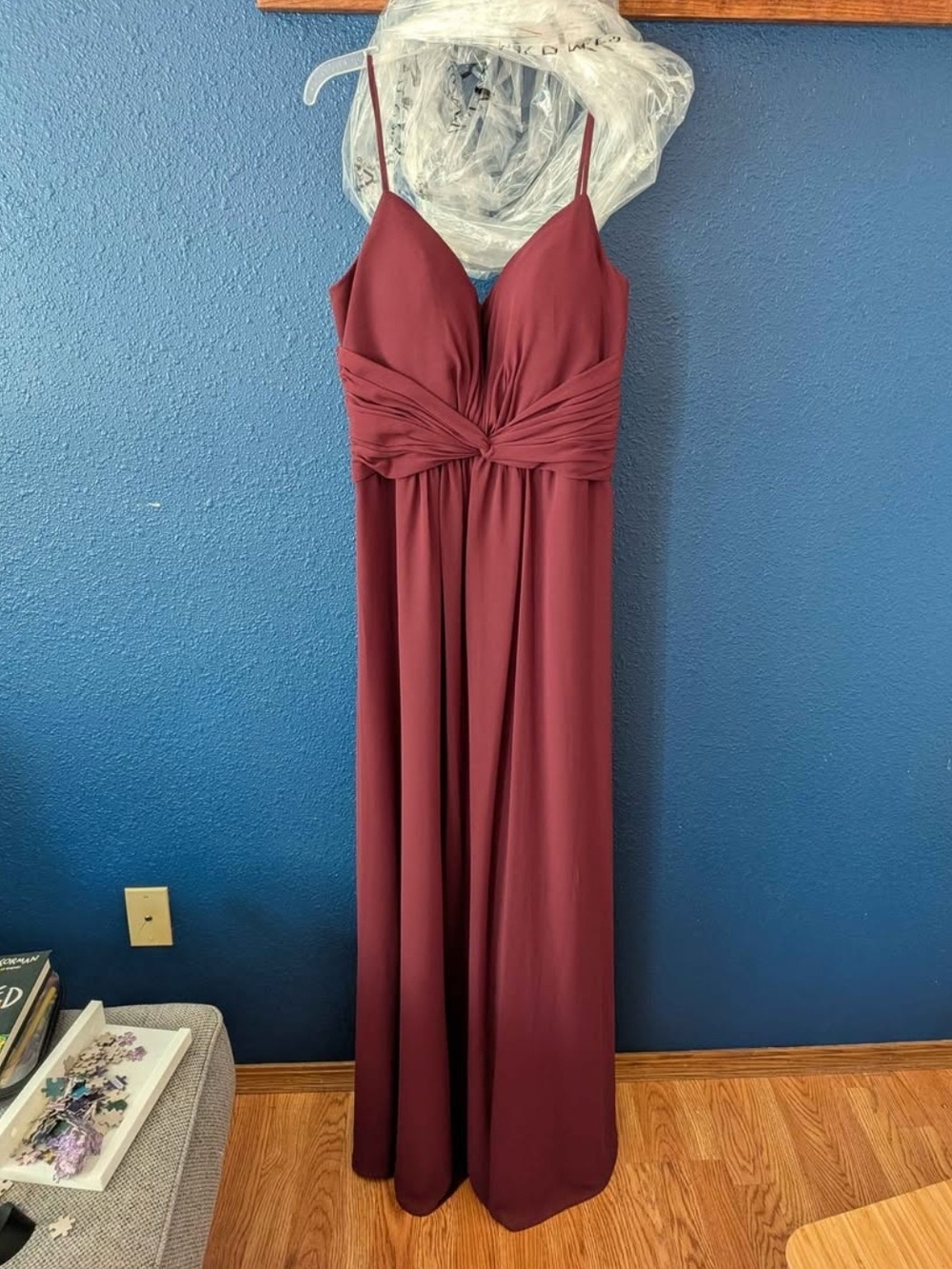 NWT Morilee Bridesmaid Dress - Bordeaux - Size 18 - Unaltered & In Plastic